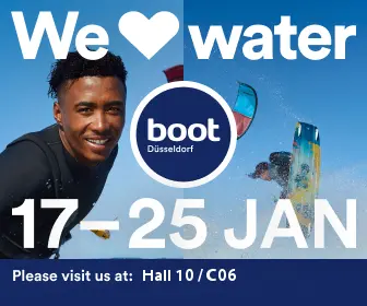 We love water - Boot Düsseldorf logo